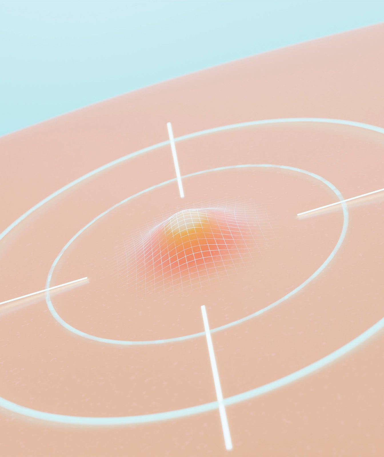 Representación gráfica del efecto del &